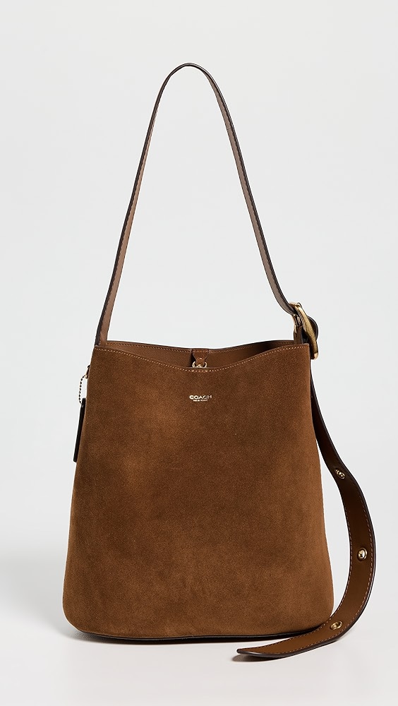 Coach Suede Bleeker Bucket Bag