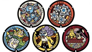 Pokemon manhole covers