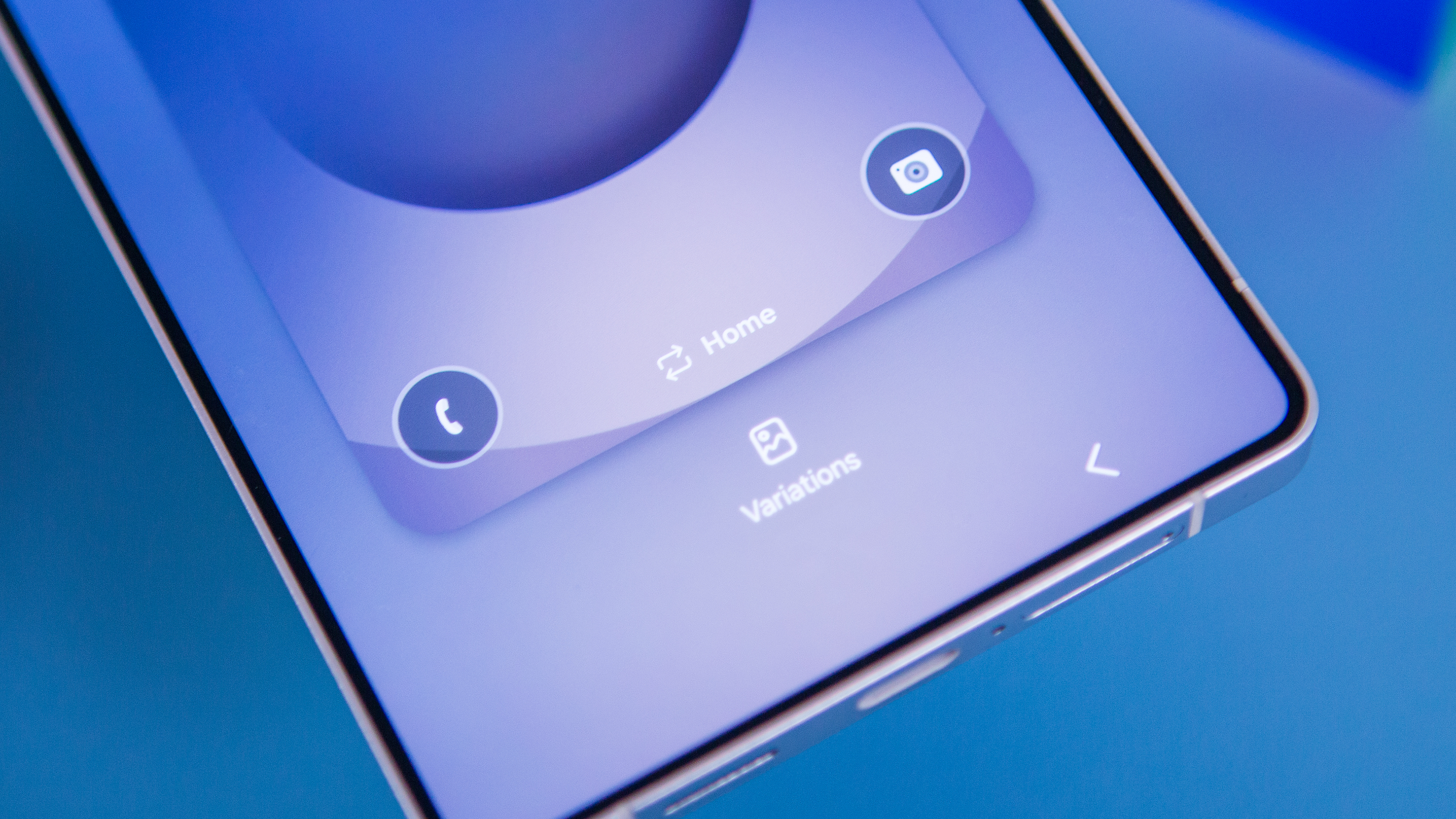 Lock Screen Variations button on Galaxy S25 Ultra