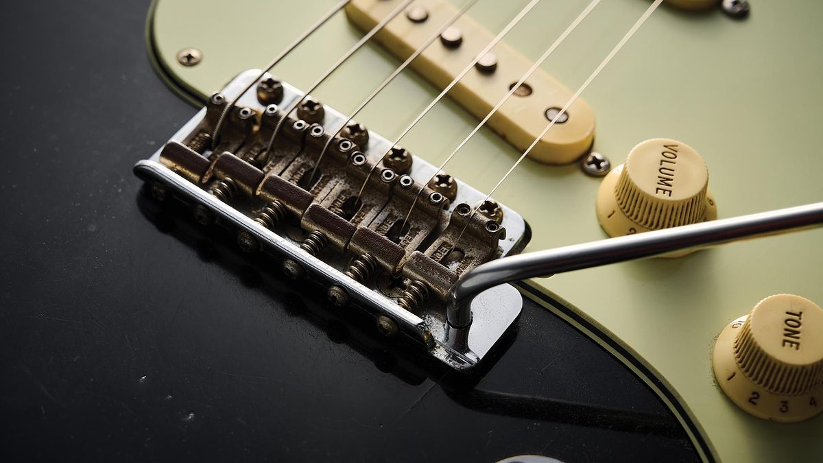 A 1963 Fender Stratocaster that was once owned by Noel Gallagher