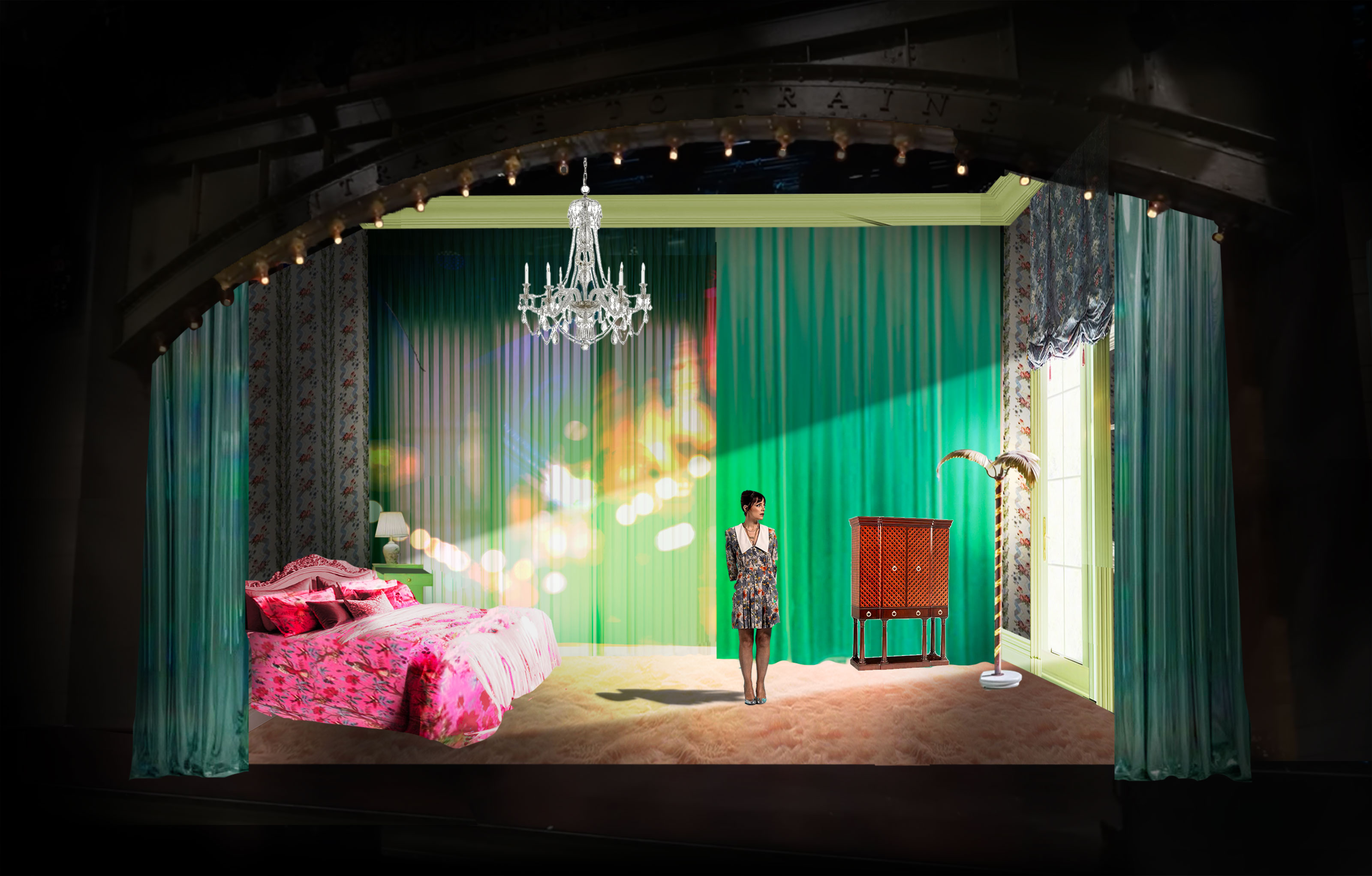 renders of lily allen performance stage for snl