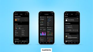Mock-ups of the new Garmin Connect app redesign