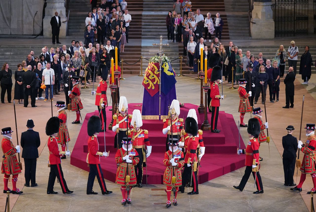 Lying-in-State Of Her Majesty Queen Elizabeth II At Westminster Hall