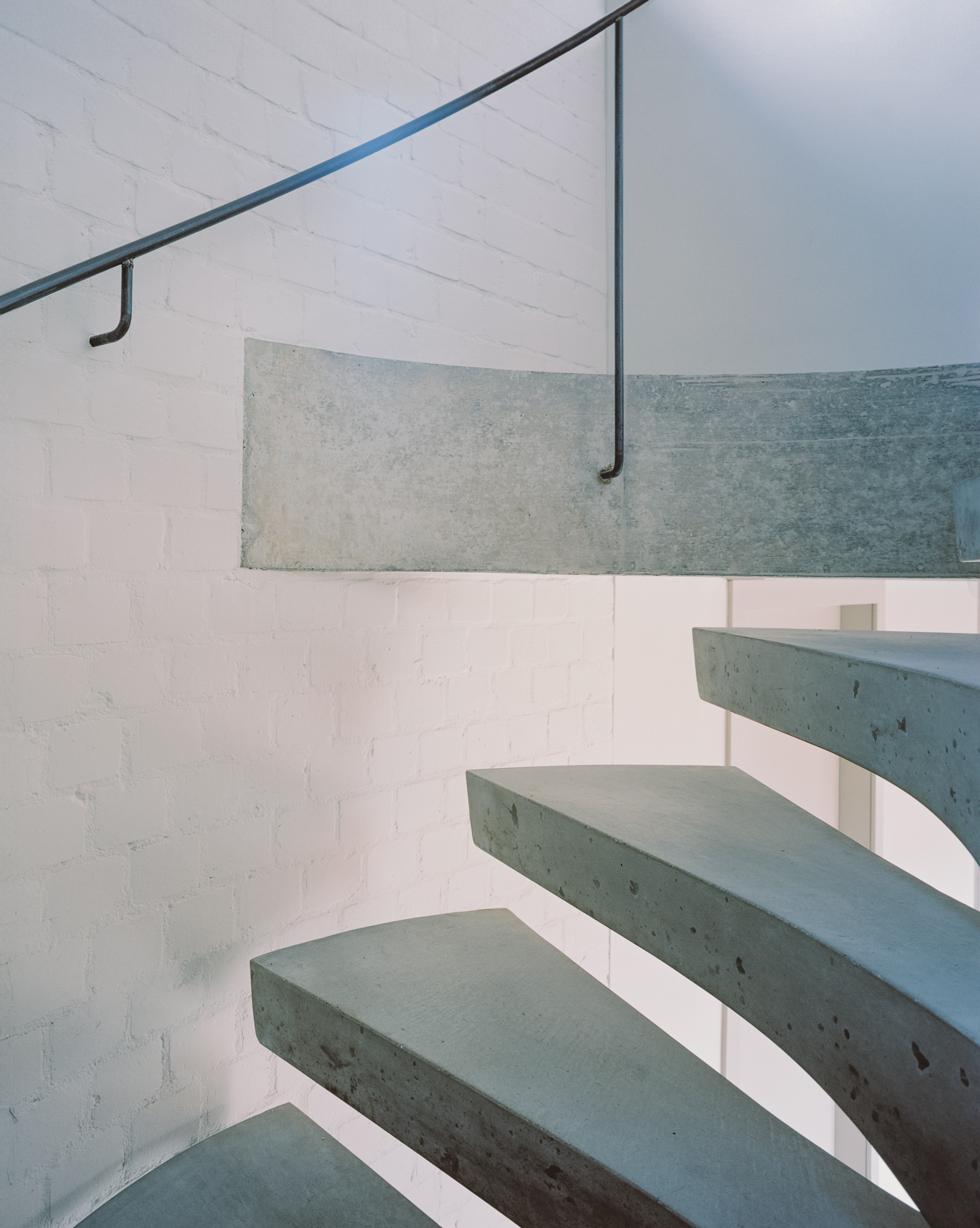 Concrete staircase details, Monkton, Sandy Rendel Architects