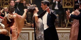 Mary and Henry Talbot share a dance in the Downton Abbey movie