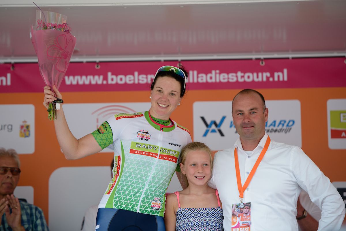 Sarah Roy (Orica AIS) leads the Points classification