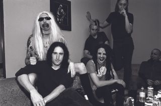 Marilyn Manson with ol' buddy Trent Reznor