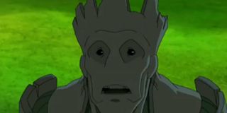 Groot on the animated Guardians of the Galaxy series