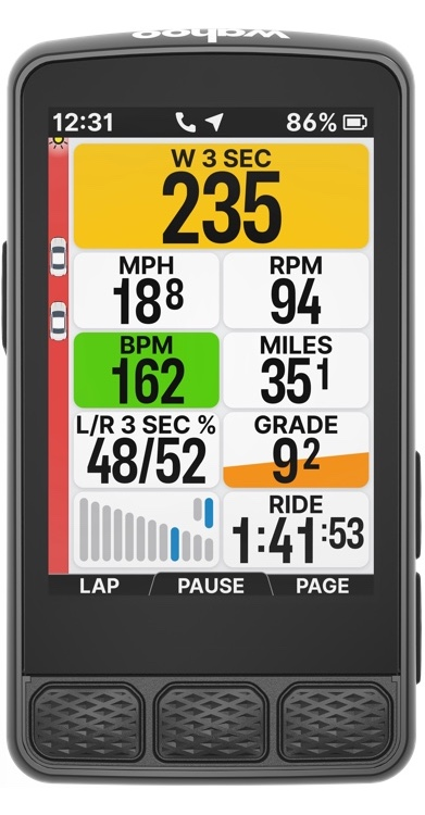 Wahoo trackr radar