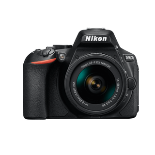 Nikon D5600 on a white background