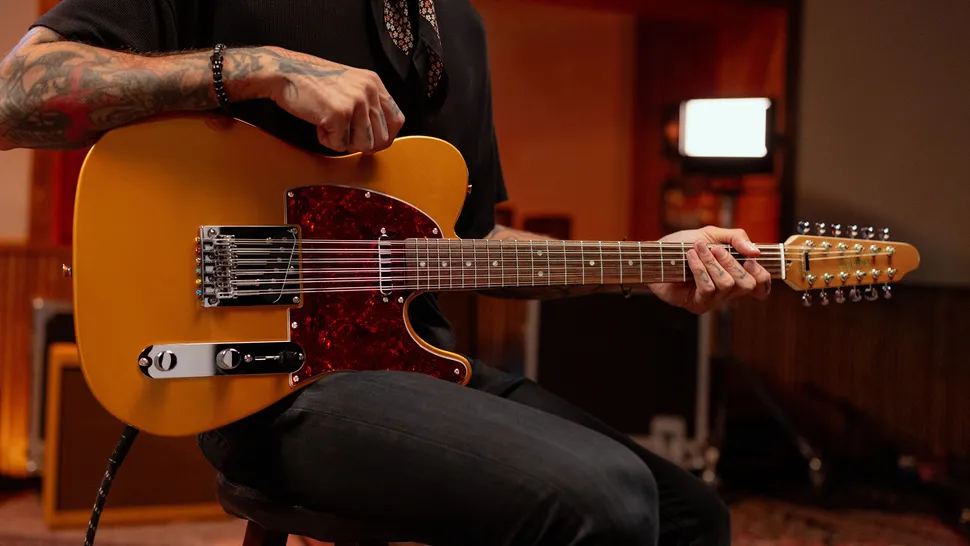 Fender launches first Squier Paranormal signature guitar, the Troy Van Leeuwen Telecaster XII: “That guitar can always be heard in the mix”