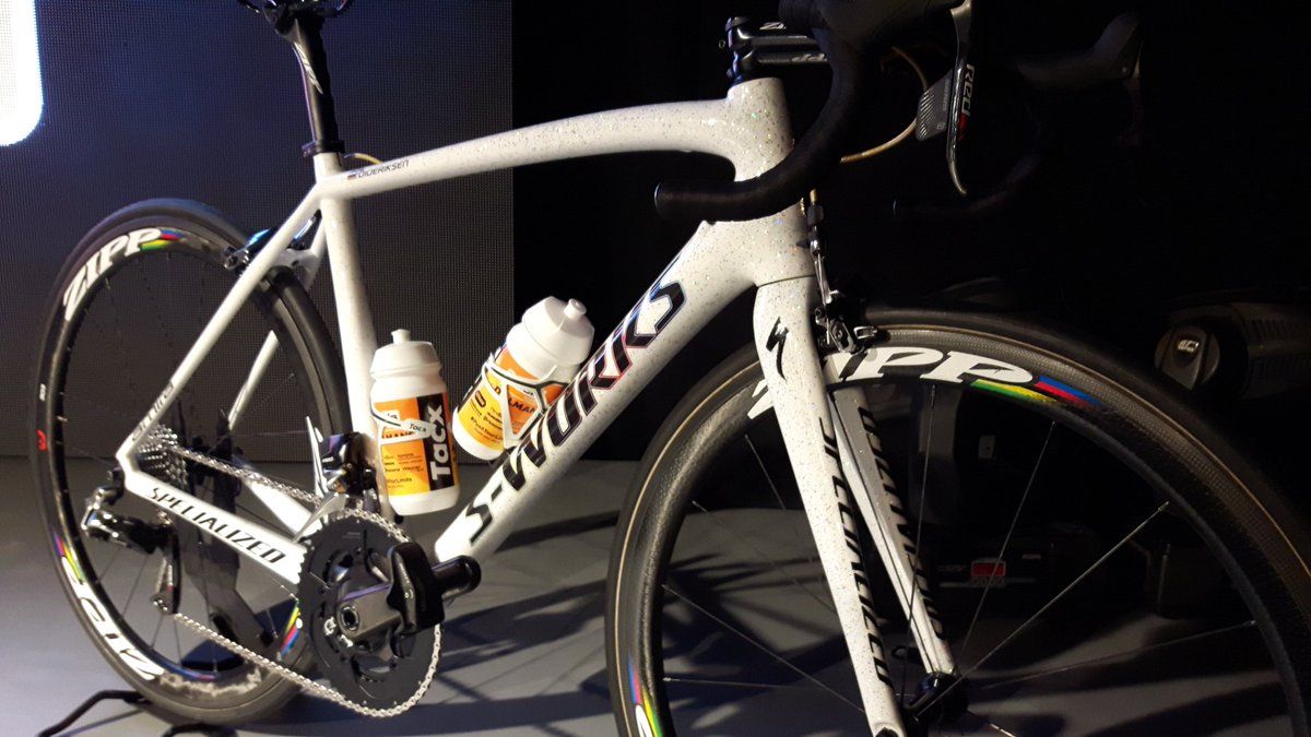Amalie Dideriksen's bike was on show