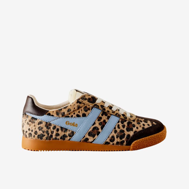 Image of leopard print trainers