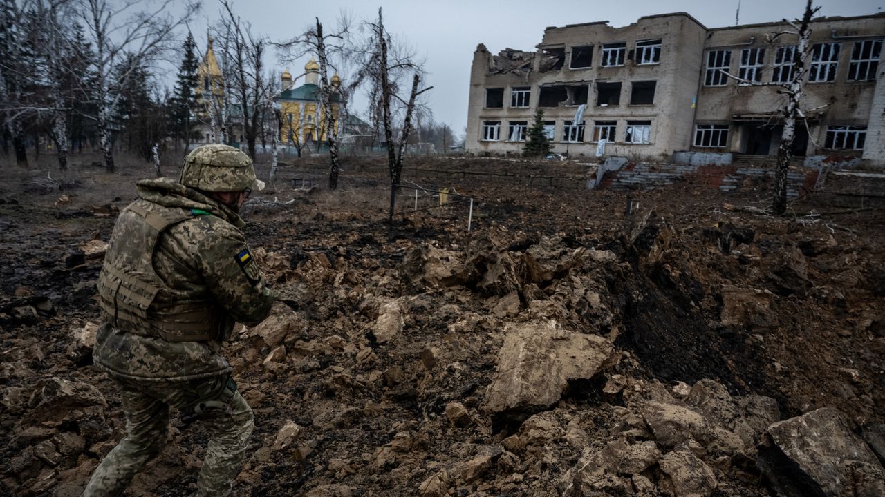 Ukrainian soldier