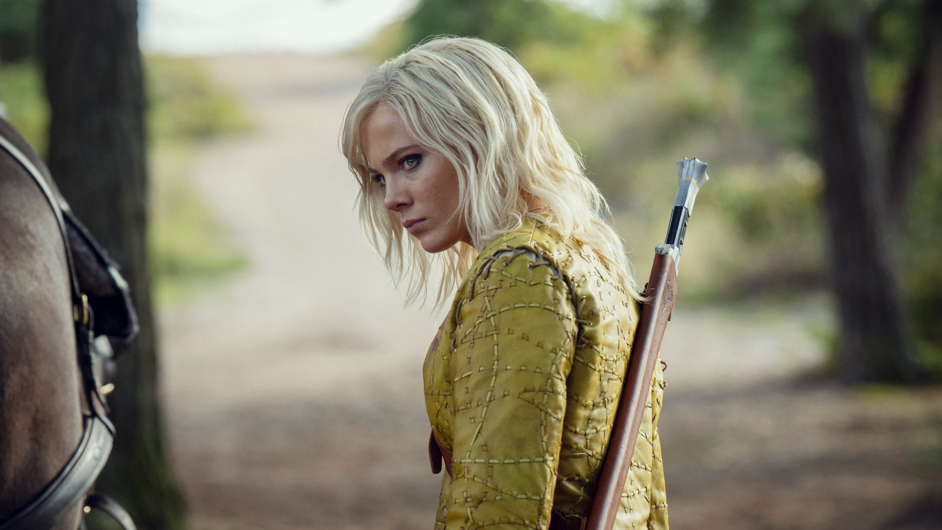 Freya Allan as Ciri in 'The Witcher.'