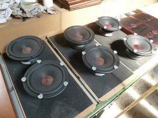 Gamut drive units ready for installation