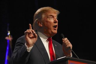 Republican presidential candidate Donald Trump campaigning in Las Vegas on Dec. 14, 2015.