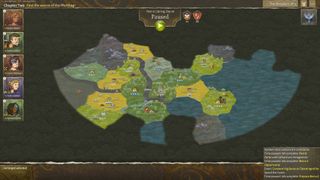 A screenshot of the map screen in Wildermyth