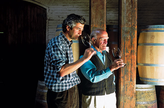 Eduardo Chadwick and Rob Mondavi