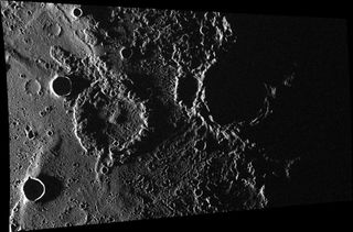 Ghost Crater on Mercury