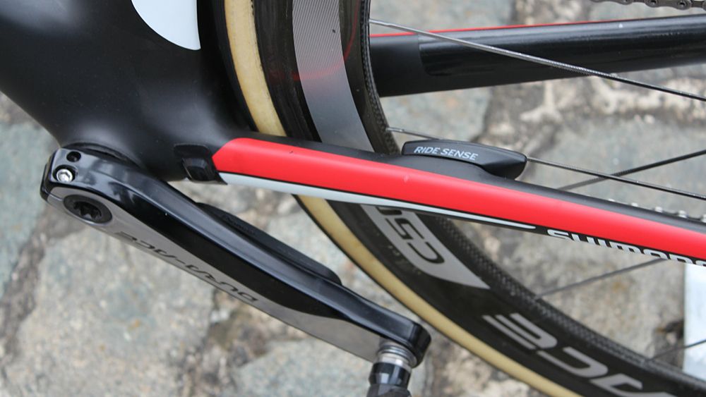Lots of sensors and magnets going on here, between the Pioneer power meter and the Giant cadence/speed sensor