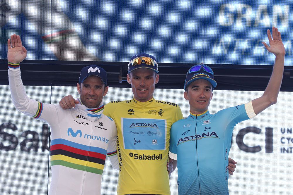 Valverde, Sanchez and Bilbao complete the GC podium in Murcia