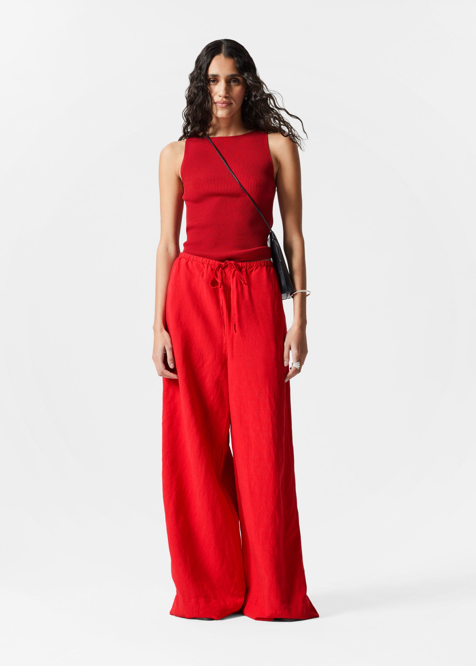 Relaxed Drawstring Trousers
