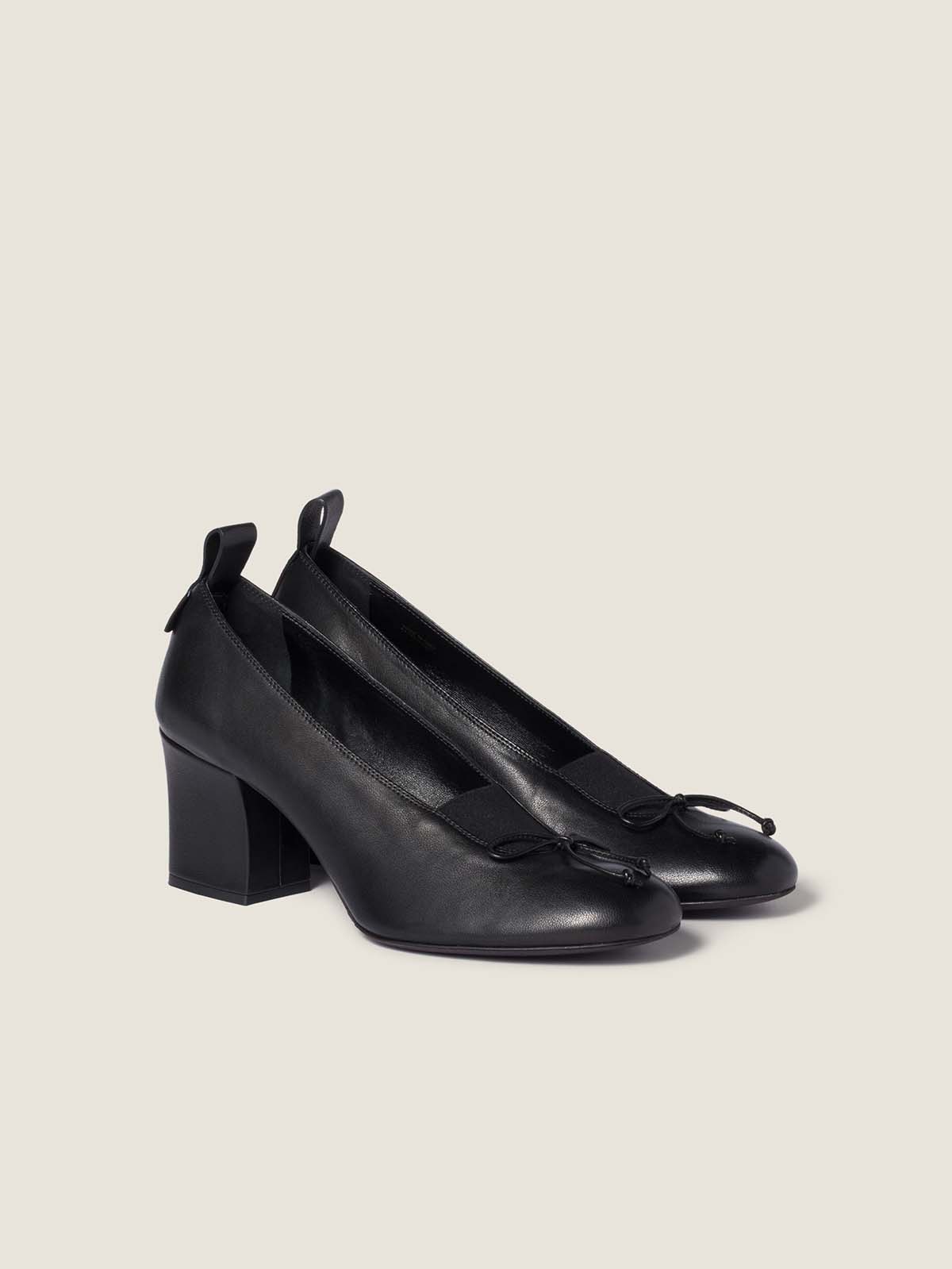&amp;Eacute;lan Nappa Leather Pumps