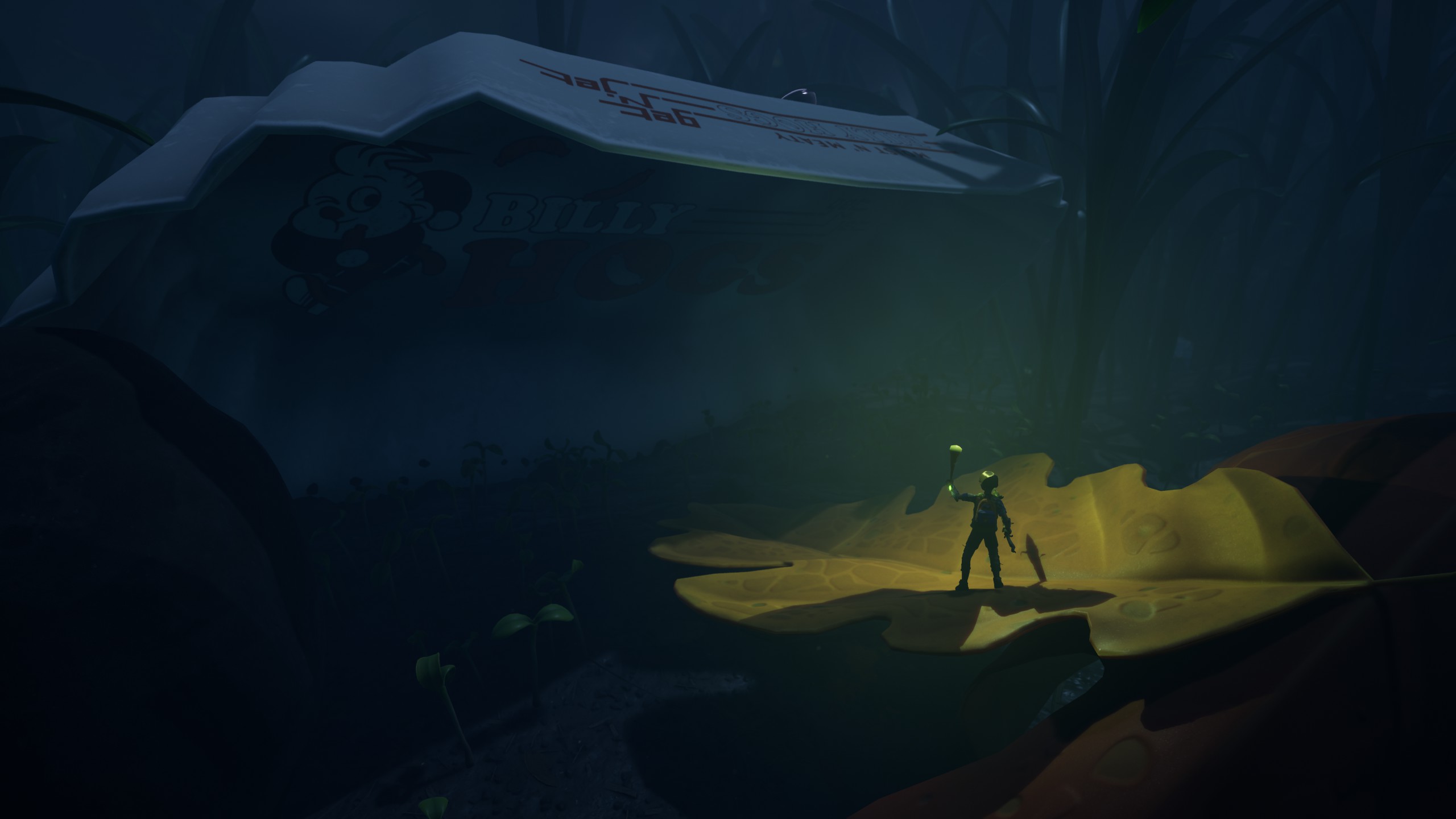 Exploring in the dark in Grounded