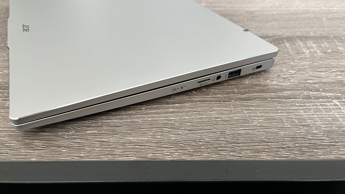 An Acer Swift Go 14 on a desk