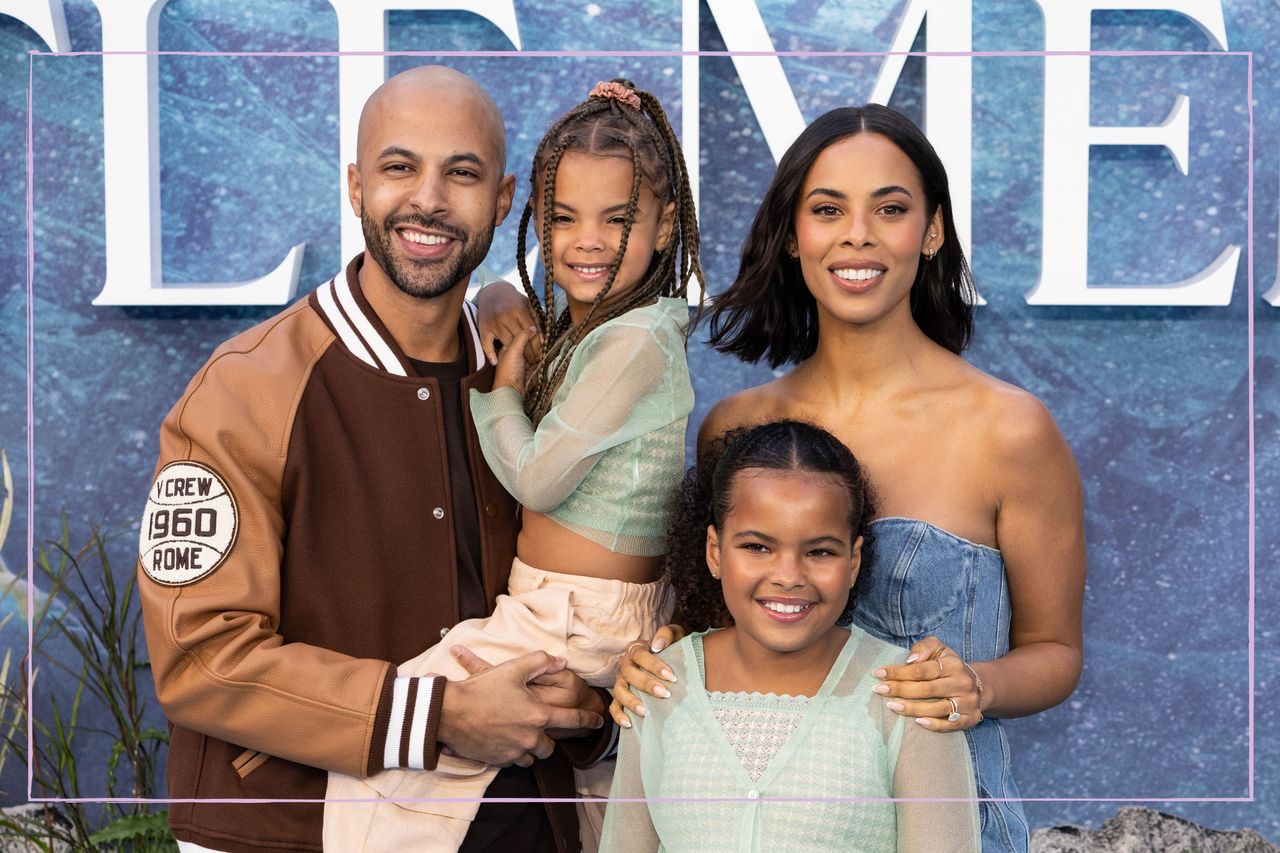 Marvin and Rochelle Humes with their two children Valentina and Alaia