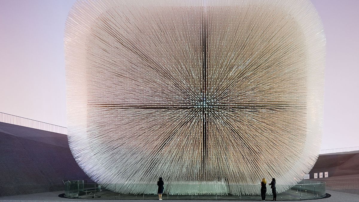 Seed Cathedral, the UK&amp;#039;s entry at the World Expo in Shanghai 2004