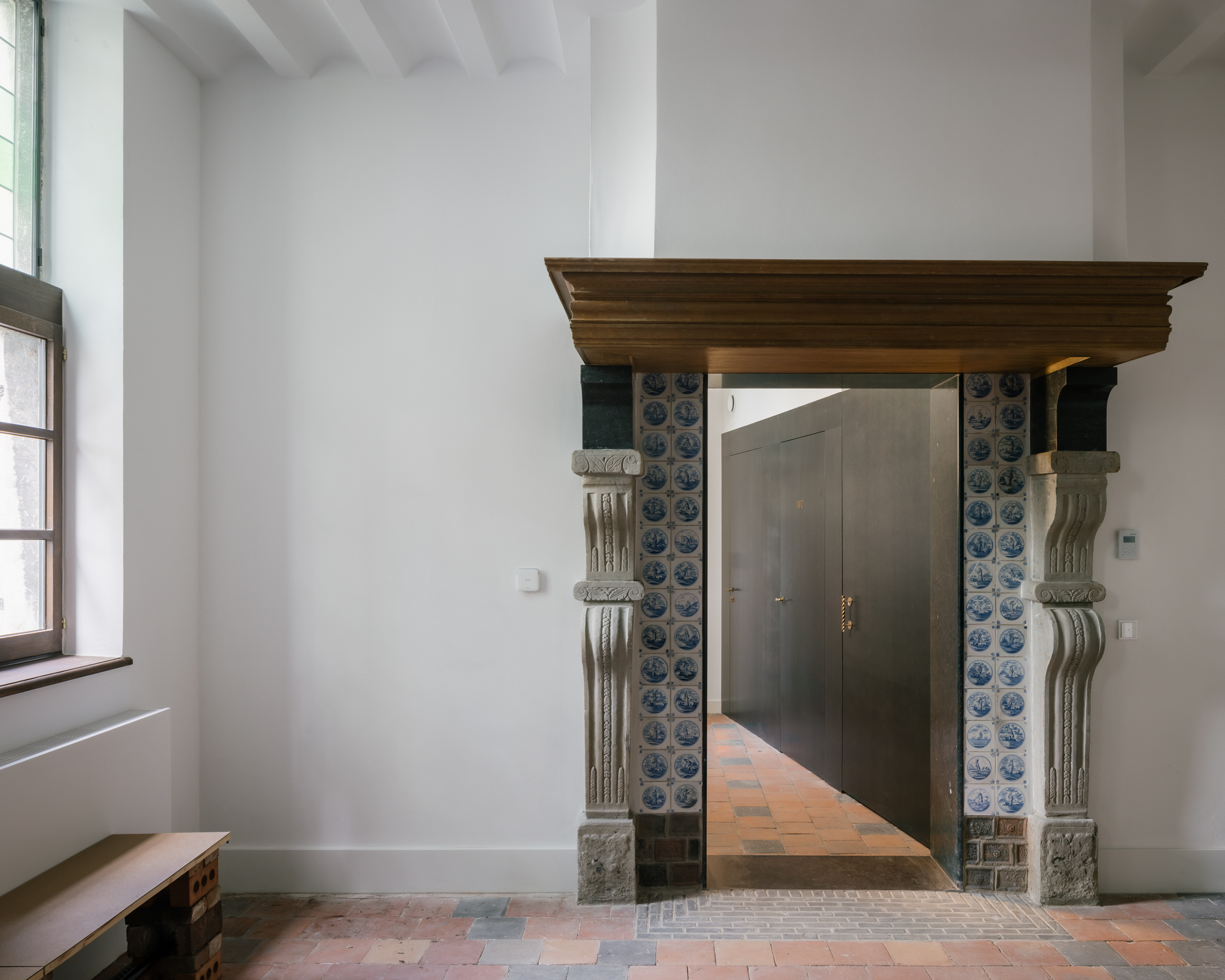 Hasselt Beguinage by David Kohn, a geometric brick structure that looks subtle but full of personality