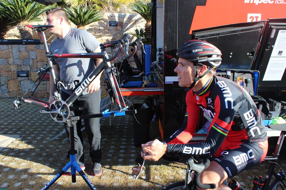 Philippe Gilbert before his training ride