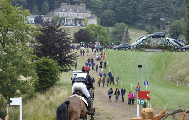 Matthew Heath riding MARSEILLE in the Intermiadate Championships of The Festival of British Eventing at Gatcombe Park