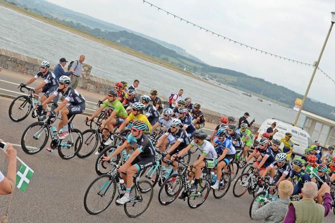 The riders hit the south coast of Britain