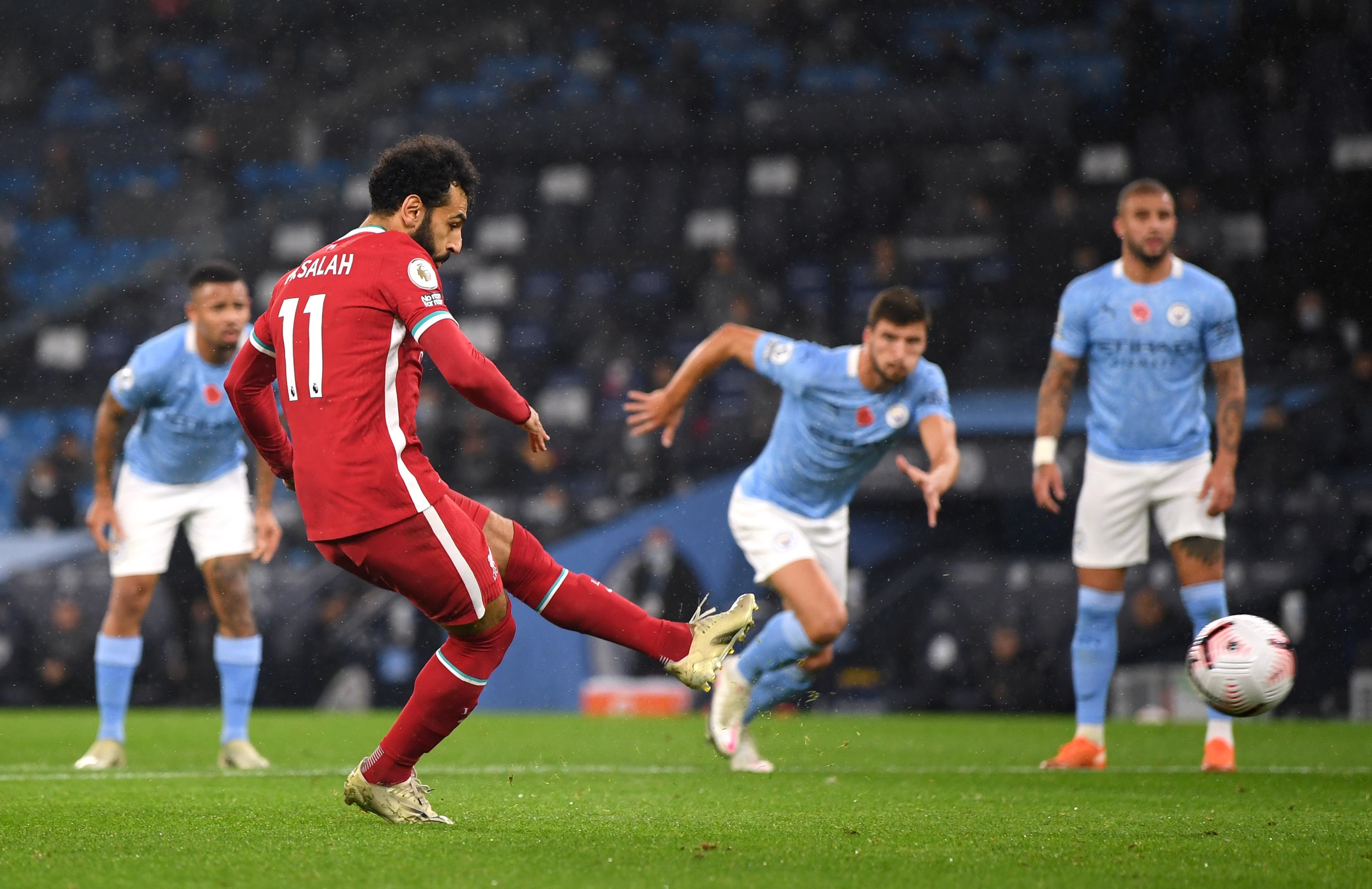Mohamed Salah put Liverpool ahead from the penalty spot