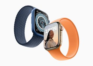 apple watch 7 silicon and fabric straps