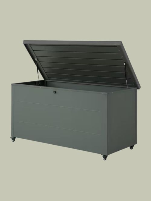 Hayward Jardine | Stor Galvanised Garden Storage Box in Olive Green