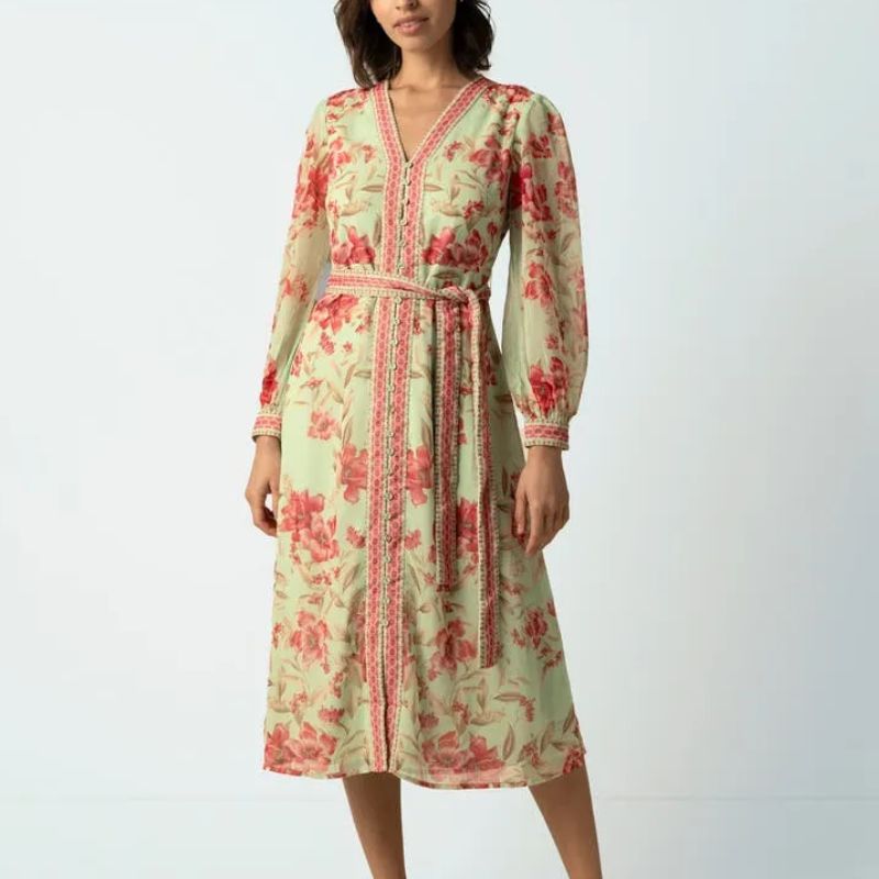 RAISHMA dress on model 