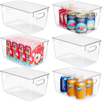 5. Vtopmart 6 Pack Clear Stackable Storage Bins with Lids | Was $29.99
