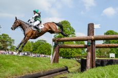 Badminton Horse Trials cross-country: European Eventing Championships cross-country: Sarah Ennis and Grantstown Jackson