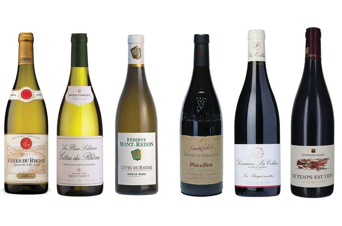C&ocirc;tes du Rh&ocirc;ne wines