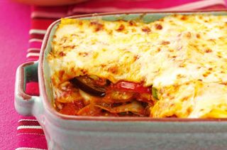 Fast mixed vegetable lasagne