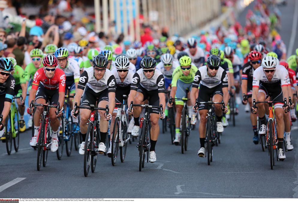 Dimension Data take control of the peloton in the Down Under Classic