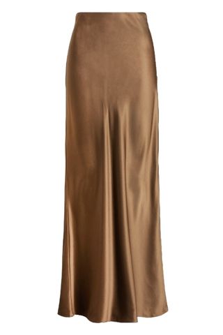 Silk Maxi Slip Skirt