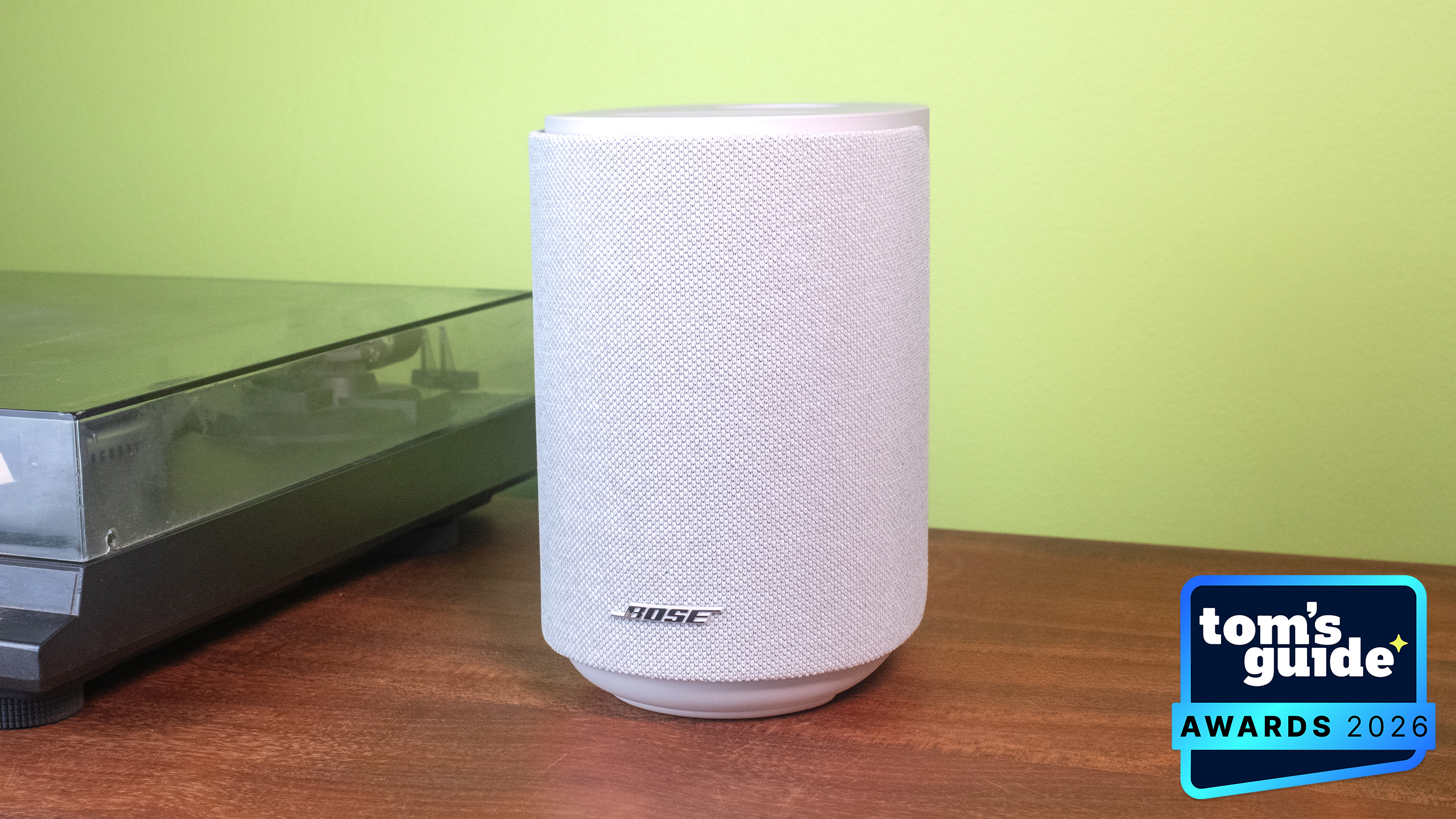 The Bose Lifestyle Ultra Speaker with a TG Awards 2026 badge