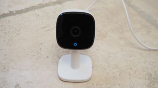 Eufy Indoor Cam C120 on a marbled surface