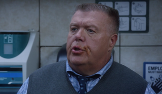 norm scully with food on his face brooklyn nine-nine