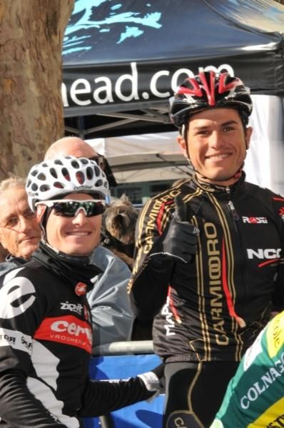 Oscar Pujol Munoz (Cervelo Test Team) and Diego Tamayo Martinez (Carmiooro NGC)